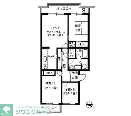 葛西ハイデンスの物件間取画像
